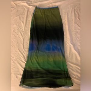 Zara Printed Tulle Skirt in size S